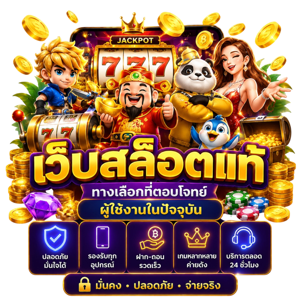 เว็บสล็อตแท้ ทางเลือกที่ตอบโจทย์ผู้ใช้งานในปัจจุบัน