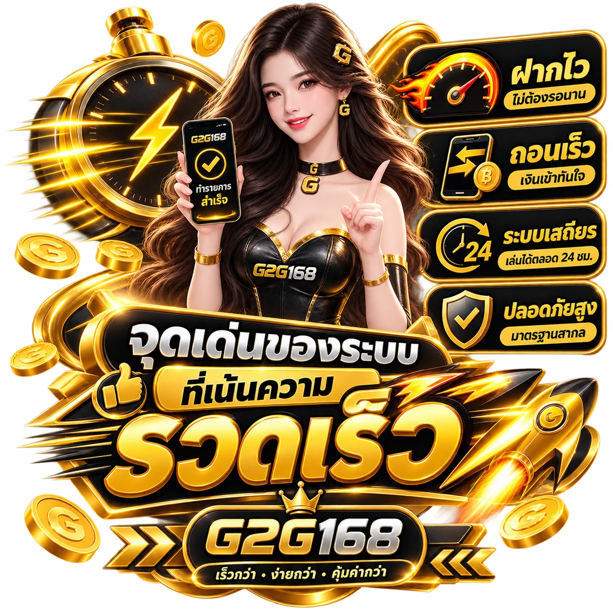 จุดเด่นของระบบที่เน้นความรวดเร็ว